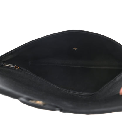 Chanel Caviar Quilted Flap Clutch Black 4 of 6