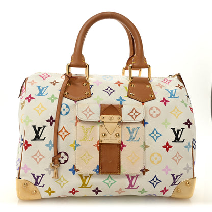 Louis Vuitton Monogram Multicolor Speedy 30 White 1 of 9