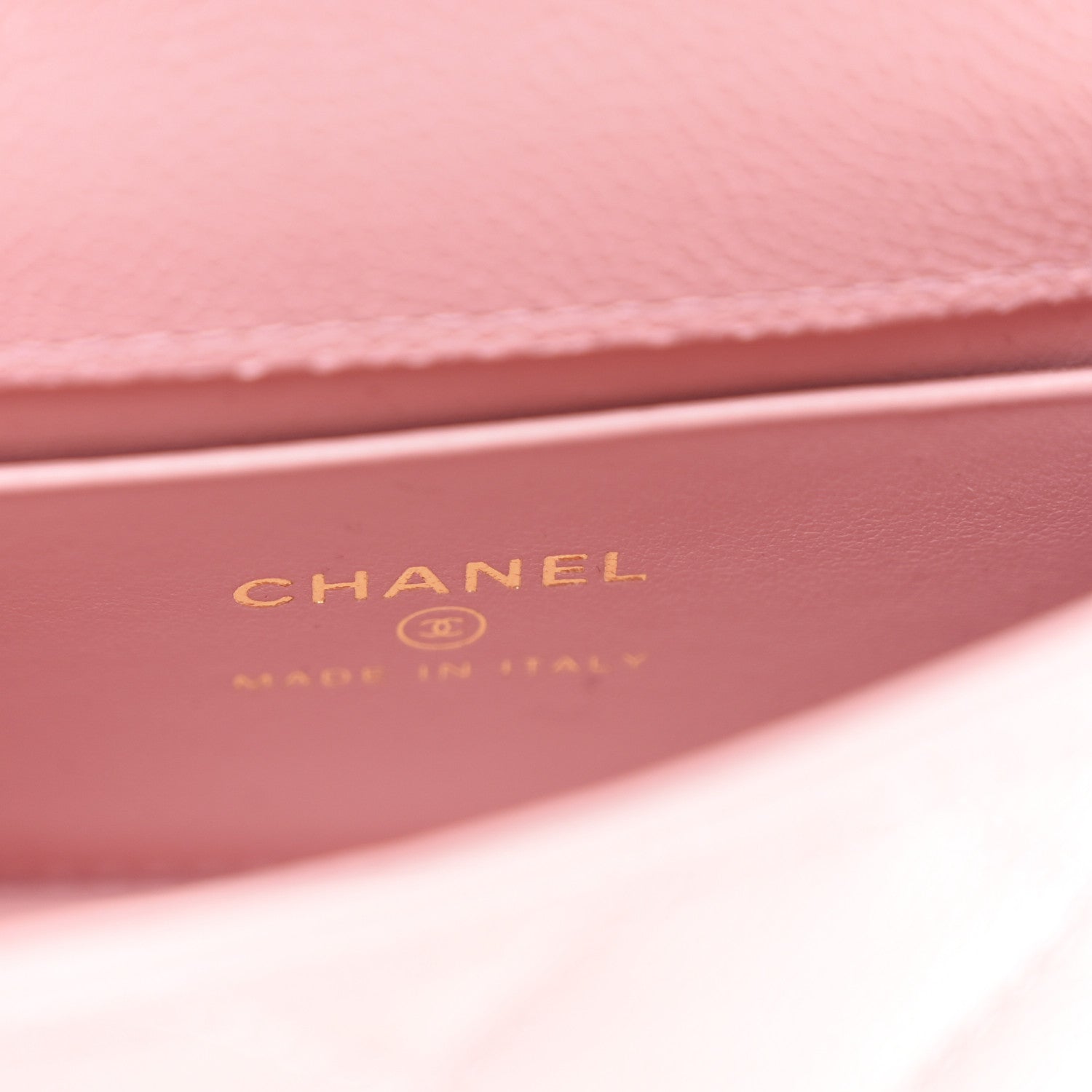 Chanel Caviar Quilted Nano Coco Handle Clutch With Chain Pink 6 of 10