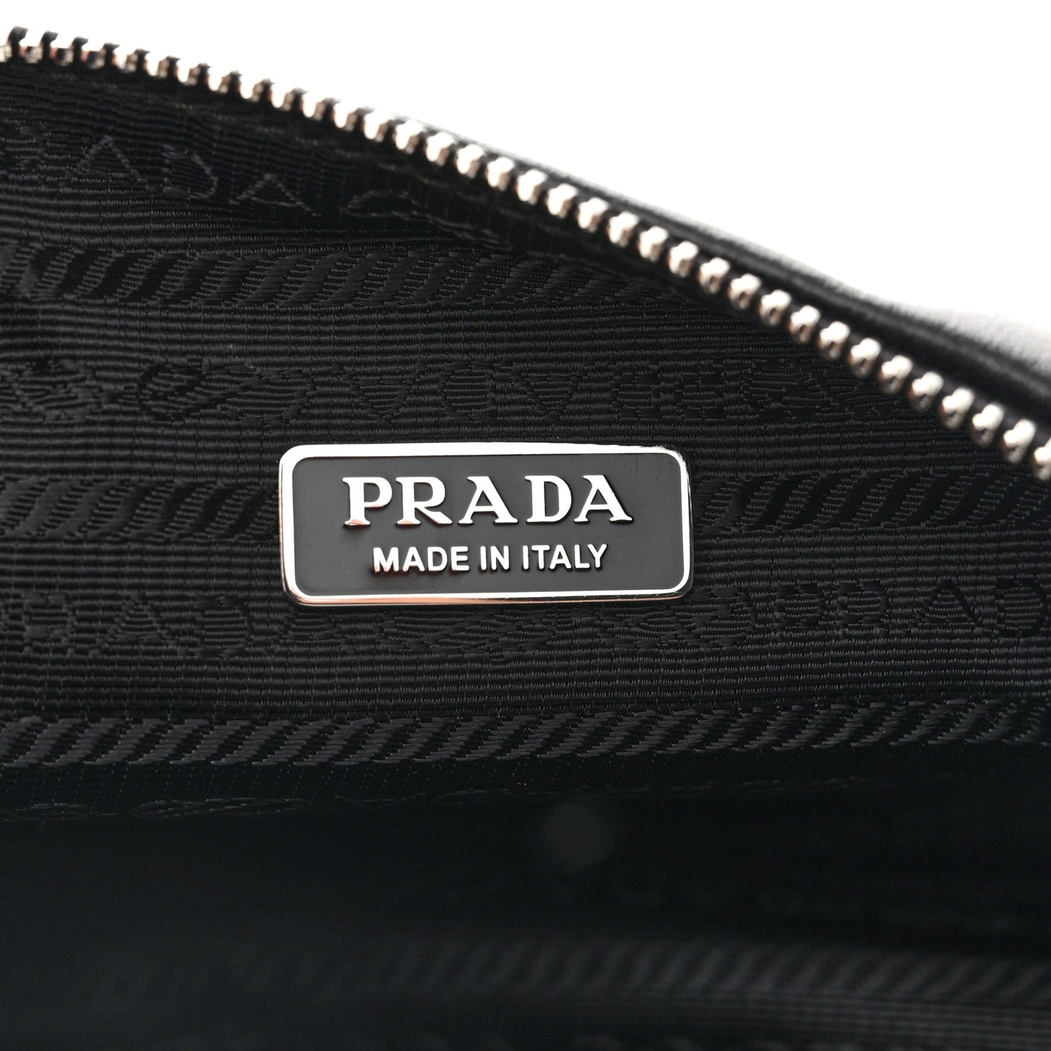 Prada Grace Lux Triangle Shoulder Bag Black 6 of 11
