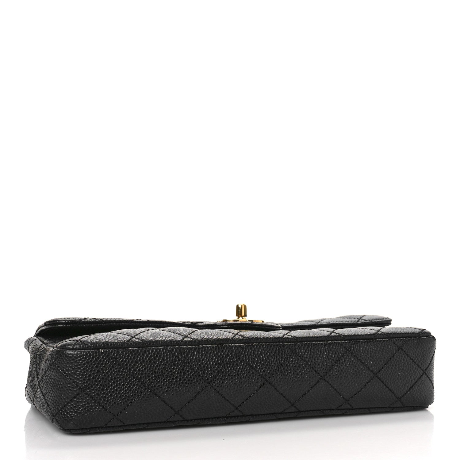 Chanel Caviar Quilted East West Flap Black 4 of 10