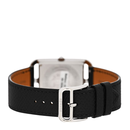 Hermes Stainless Steel Epsom 29mm Cape Cod Quartz Watch Noir 3 of 6
