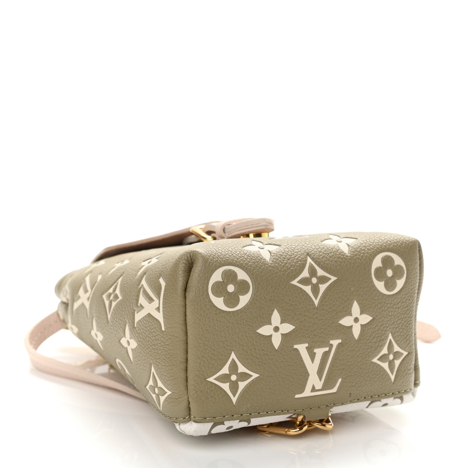 Louis Vuitton Empreinte Monogram Spring In The City Tiny Backpack Kaki Beige Cream 4 of 9