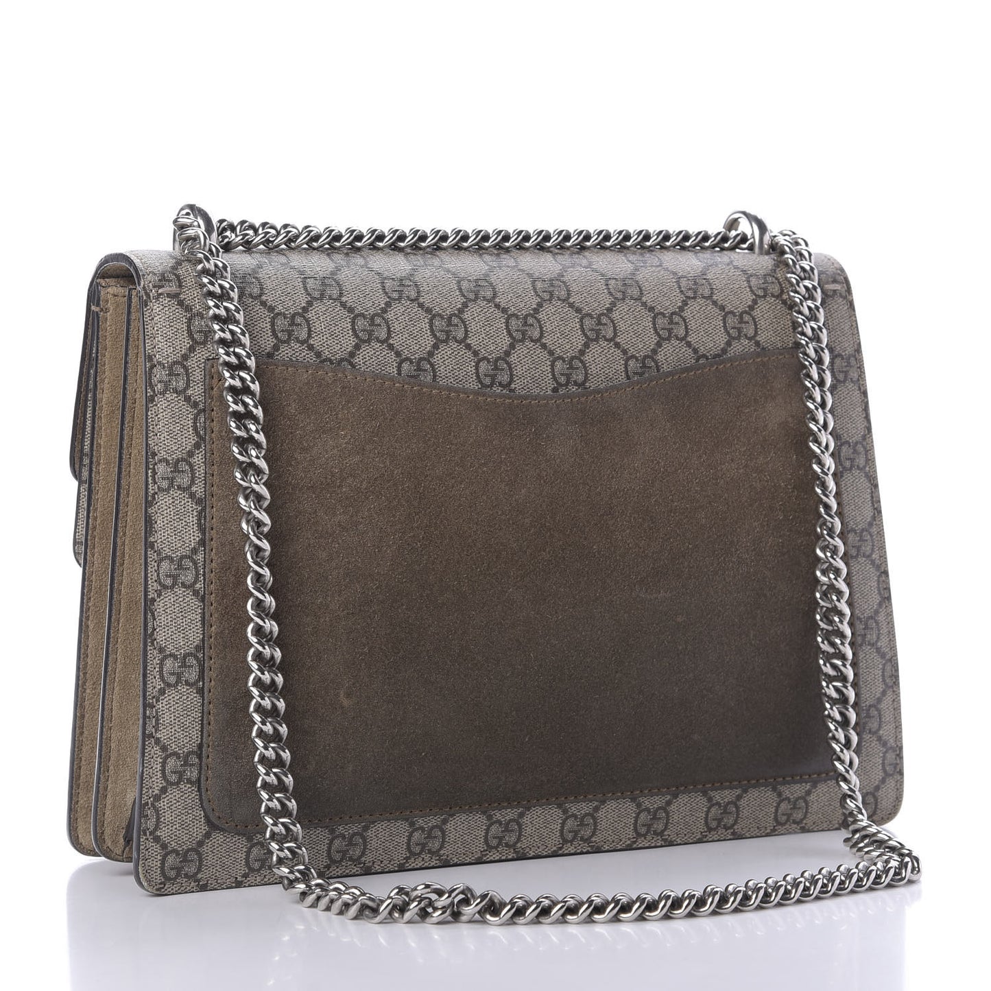 GG Supreme Monogram Medium Dionysus Shoulder Bag Taupe