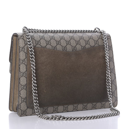 Gucci GG Supreme Monogram Medium Dionysus Shoulder Bag Taupe 3 of 11