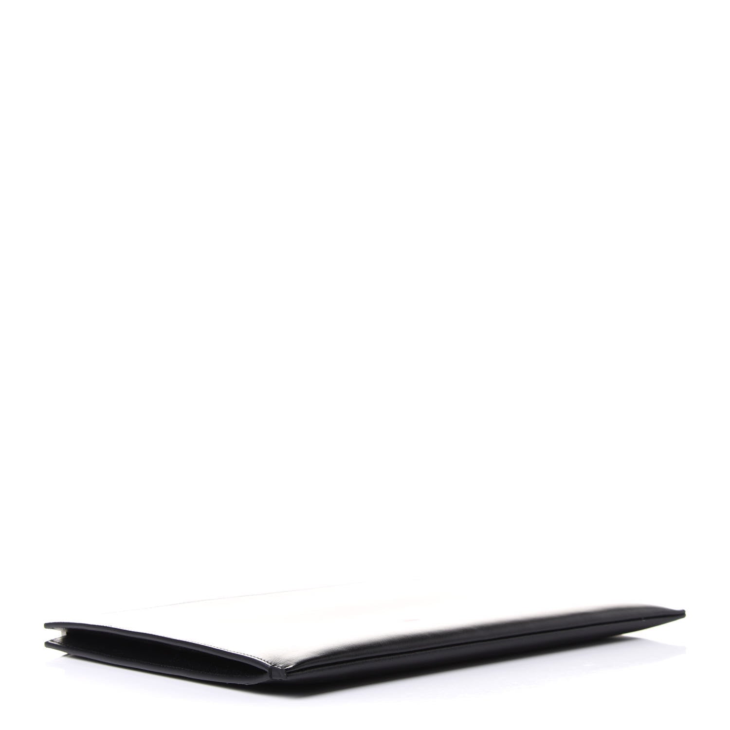 Saint Laurent Calfskin Logo Zipped Tablet Pouch Black 4 of 9