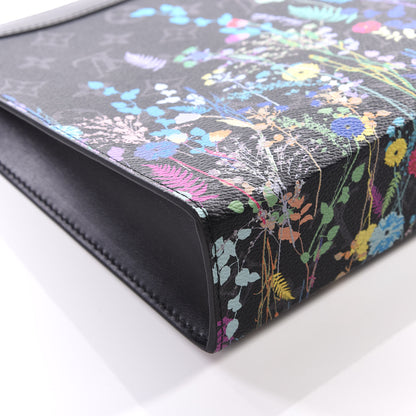 Louis Vuitton Monogram Eclipse Folia Pochette Voyage MM 7 of 13