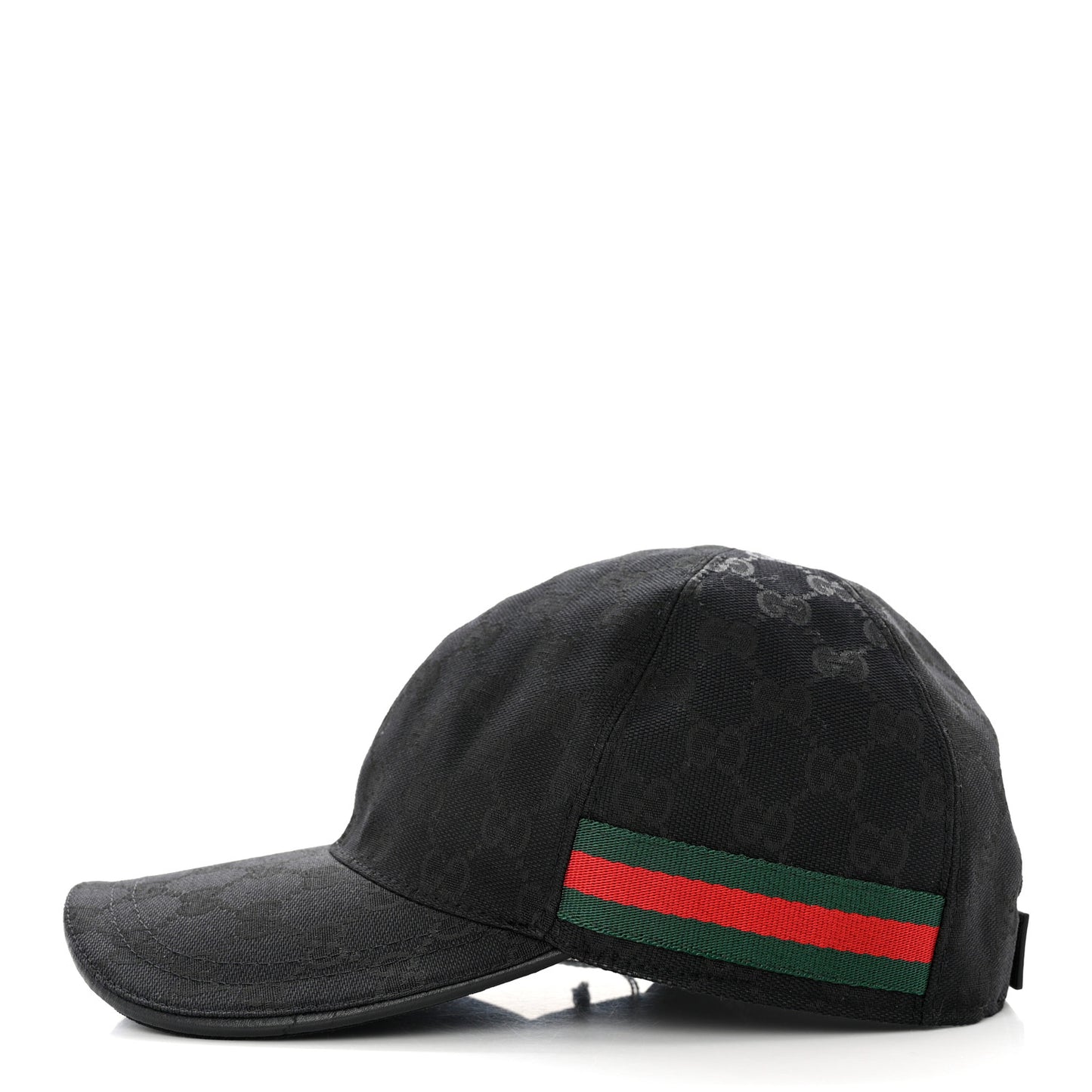 Monogram Web Baseball Hat S Black