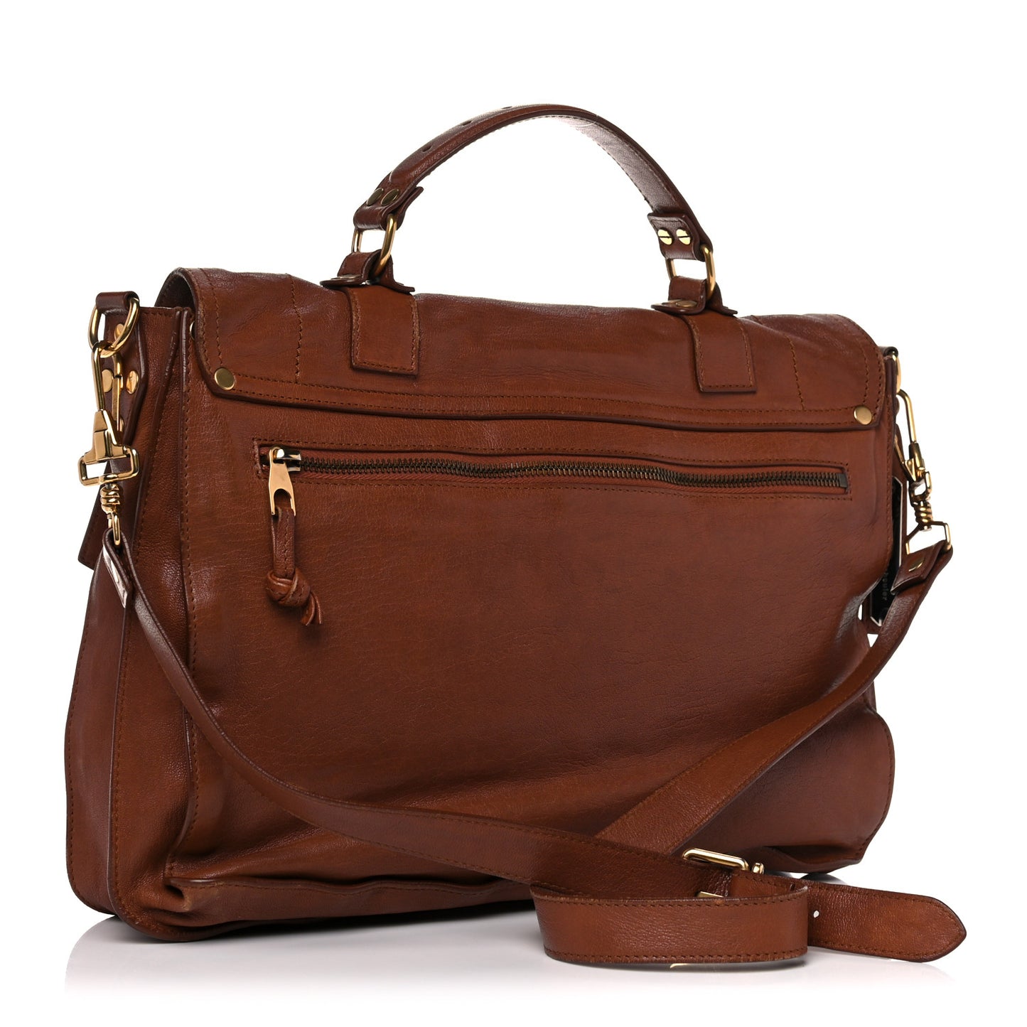 Lambskin Large PS1 Satchel Saddle