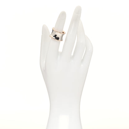 Bulgari Stainless Steel 18K Rose Gold Anish Kapoor B.Zero1 Ring 50 5.25 2 of 6