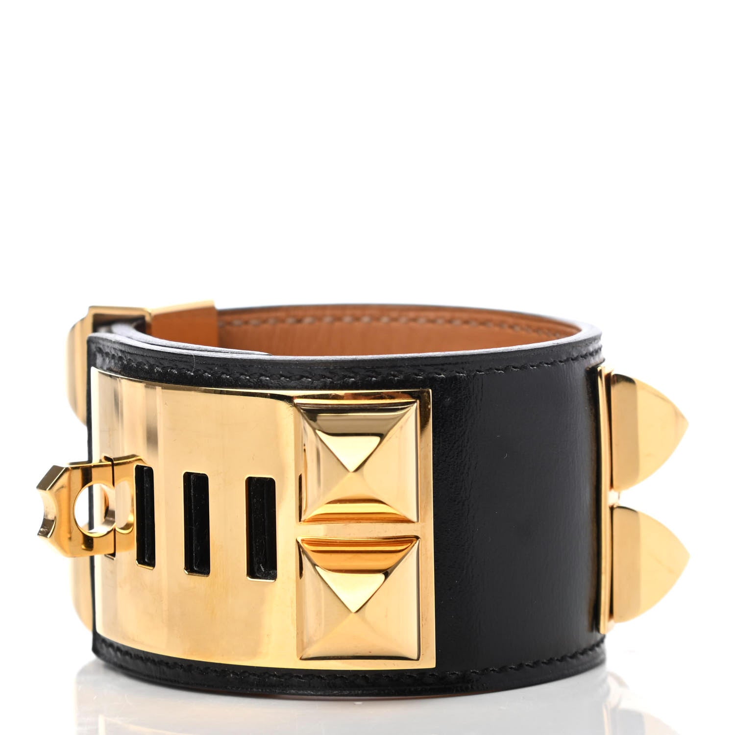 Hermes Box Collier De Chien CDC Bracelet S Black 2 of 7