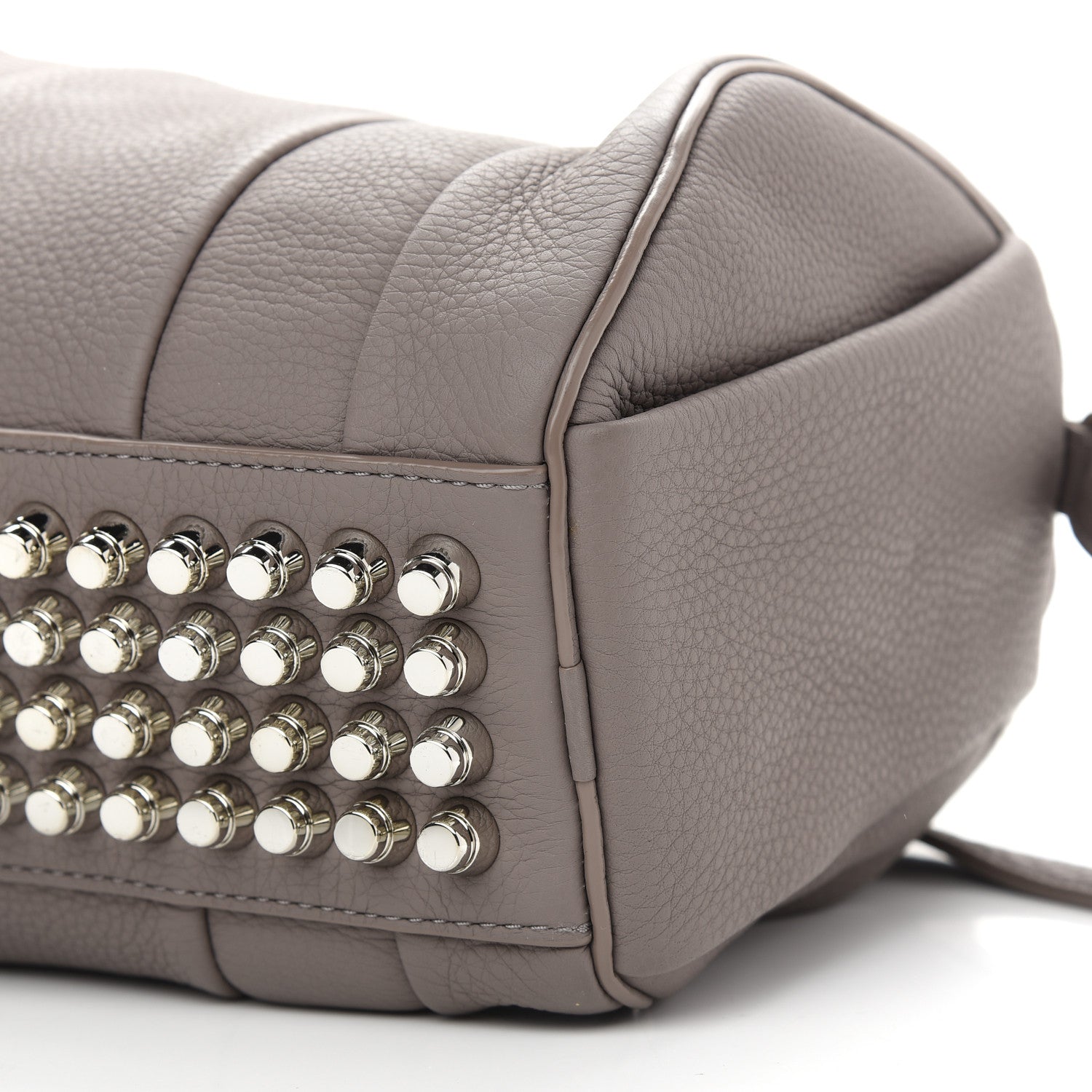 Alexander Wang Pebbled Lambskin Rockie Gray Rhodium Hardware 9 of 10