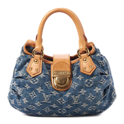 Louis Vuitton Monogram Denim Pleaty Blue 1 of 8