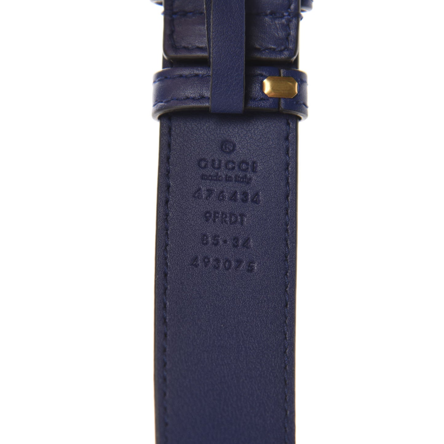 Velvet Matelasse GG Marmont Belt Bag 85 34 Cobalt Blue