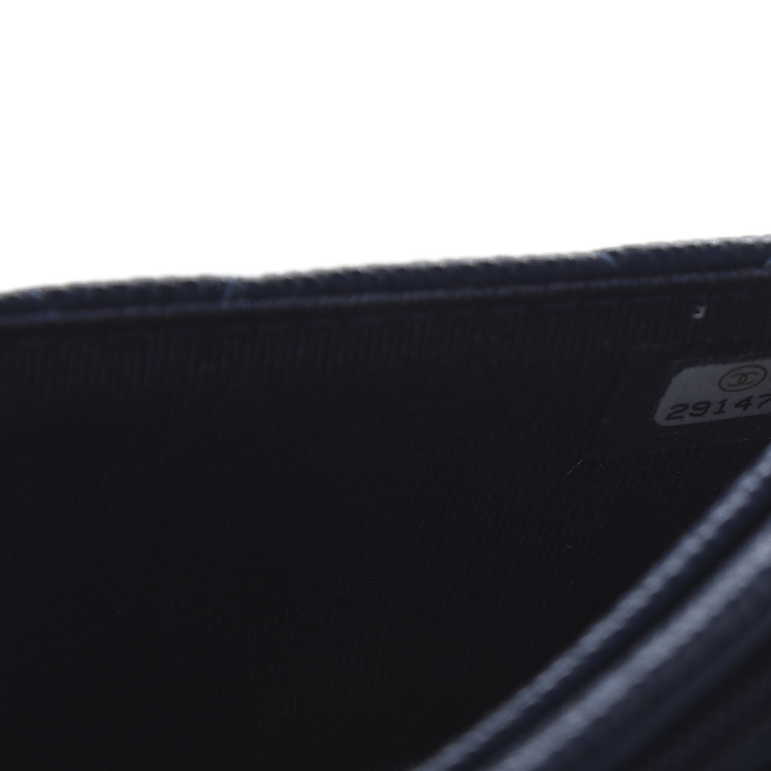 Chanel Caviar Quilted Medium Flap Wallet Blue 9 of 11