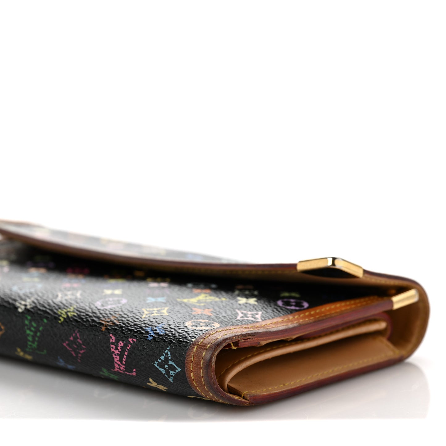 Monogram Multicolor Porte Tresor International Wallet Black