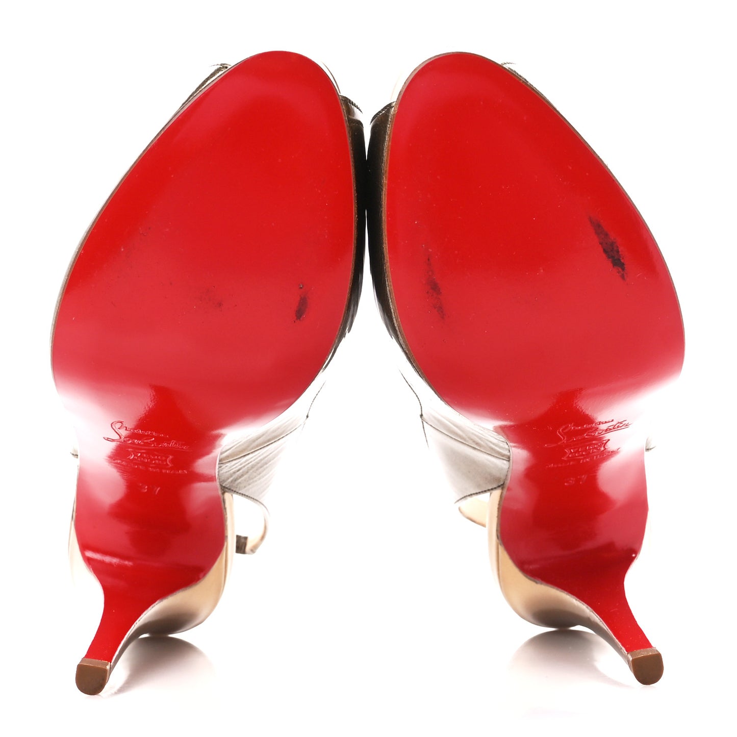Metallic Patent Private Number 120 Pumps 37 Mirror Bronze