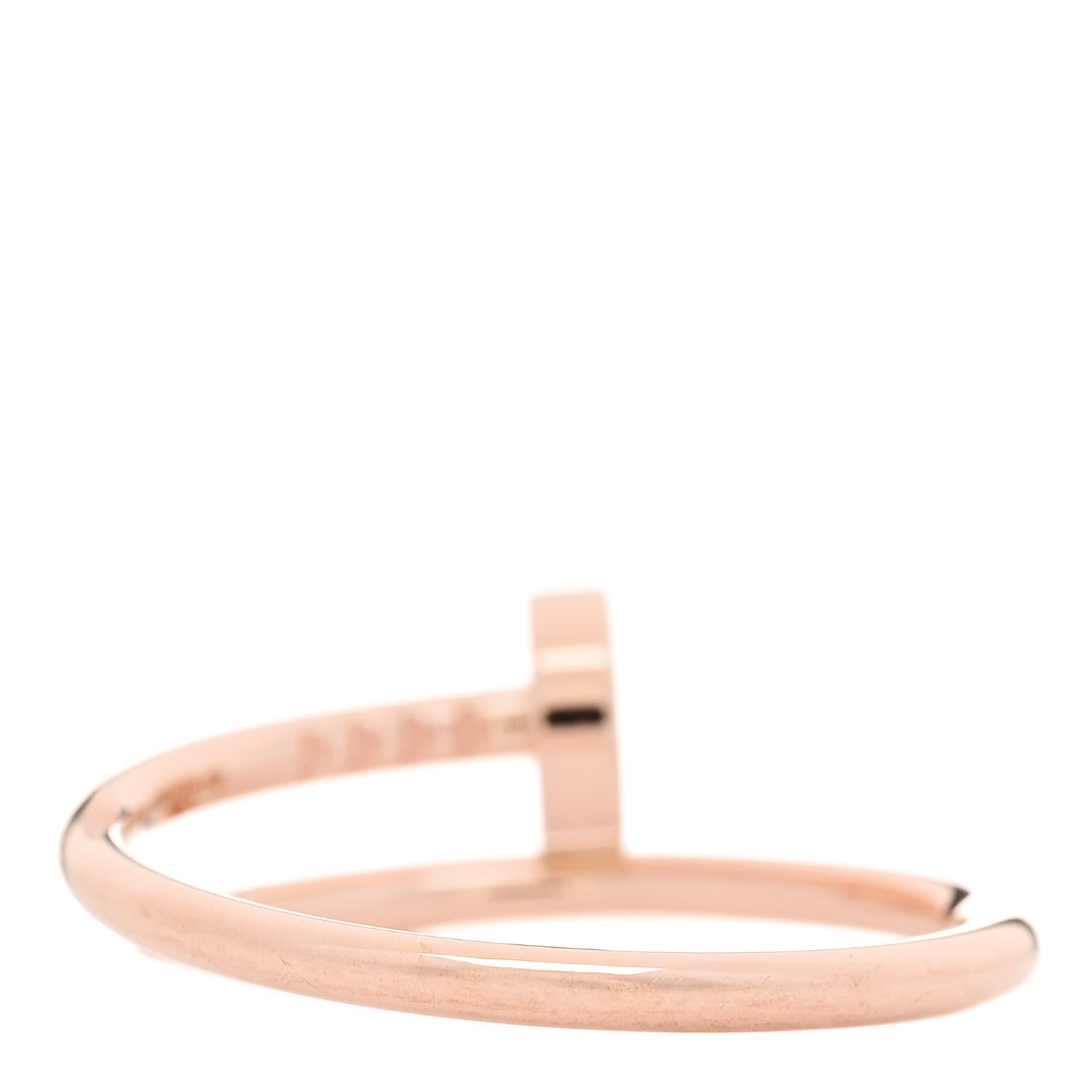 Cartier 18K Pink Gold Small Juste Un Clou Ring 54 6.75 3 of 4