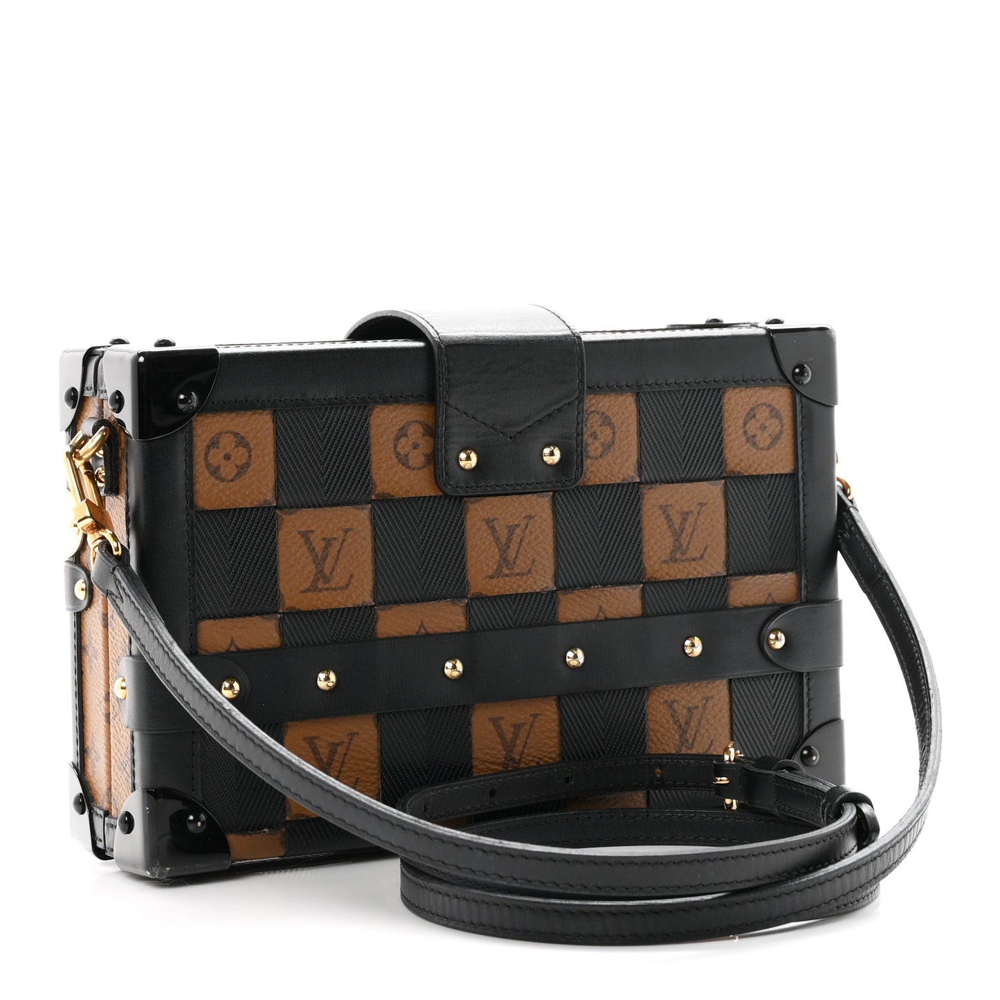 Monogram Tressage Petite Malle Black
