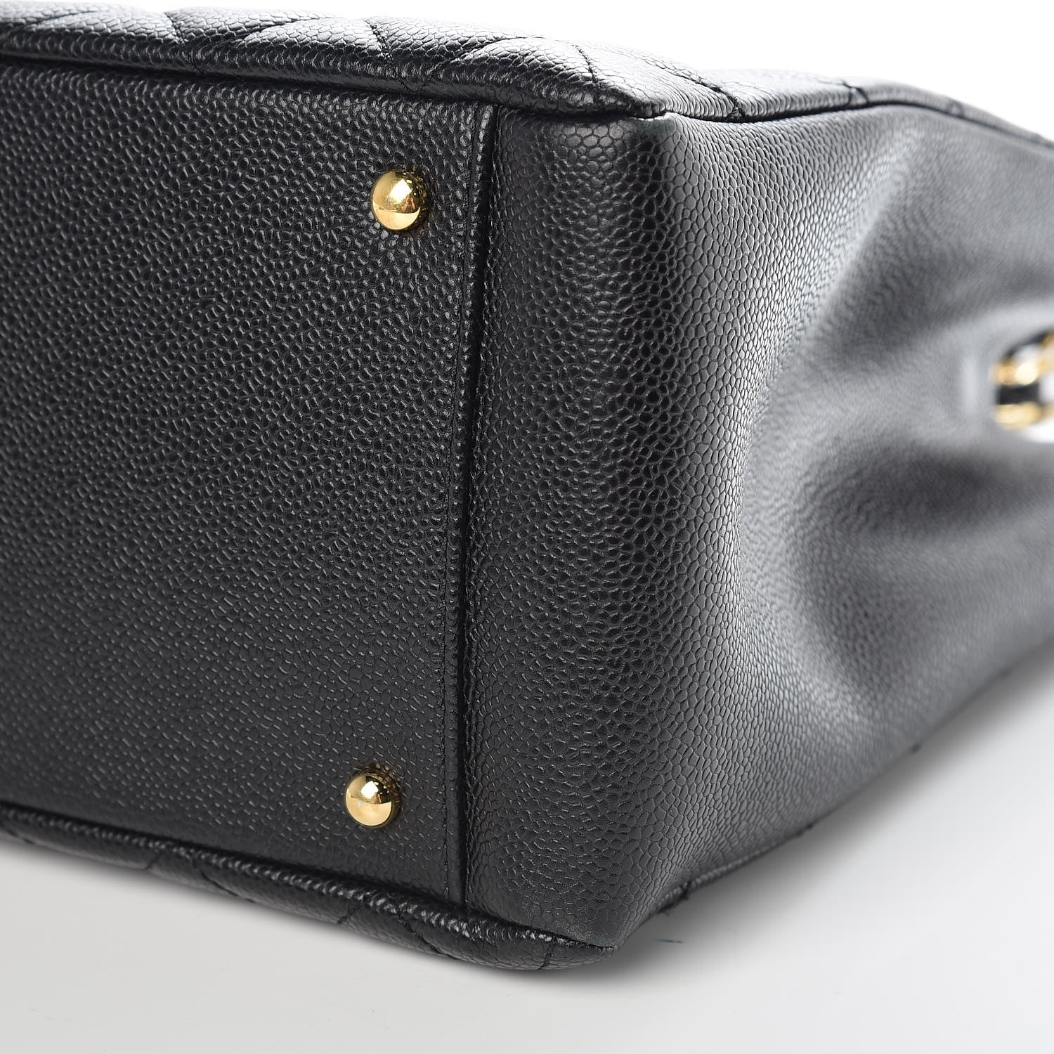 Chanel Caviar Quilted XL Grand Shopping Tote GST Black 6 of 10