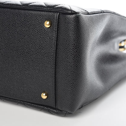 Chanel Caviar Quilted XL Grand Shopping Tote GST Black 6 of 10