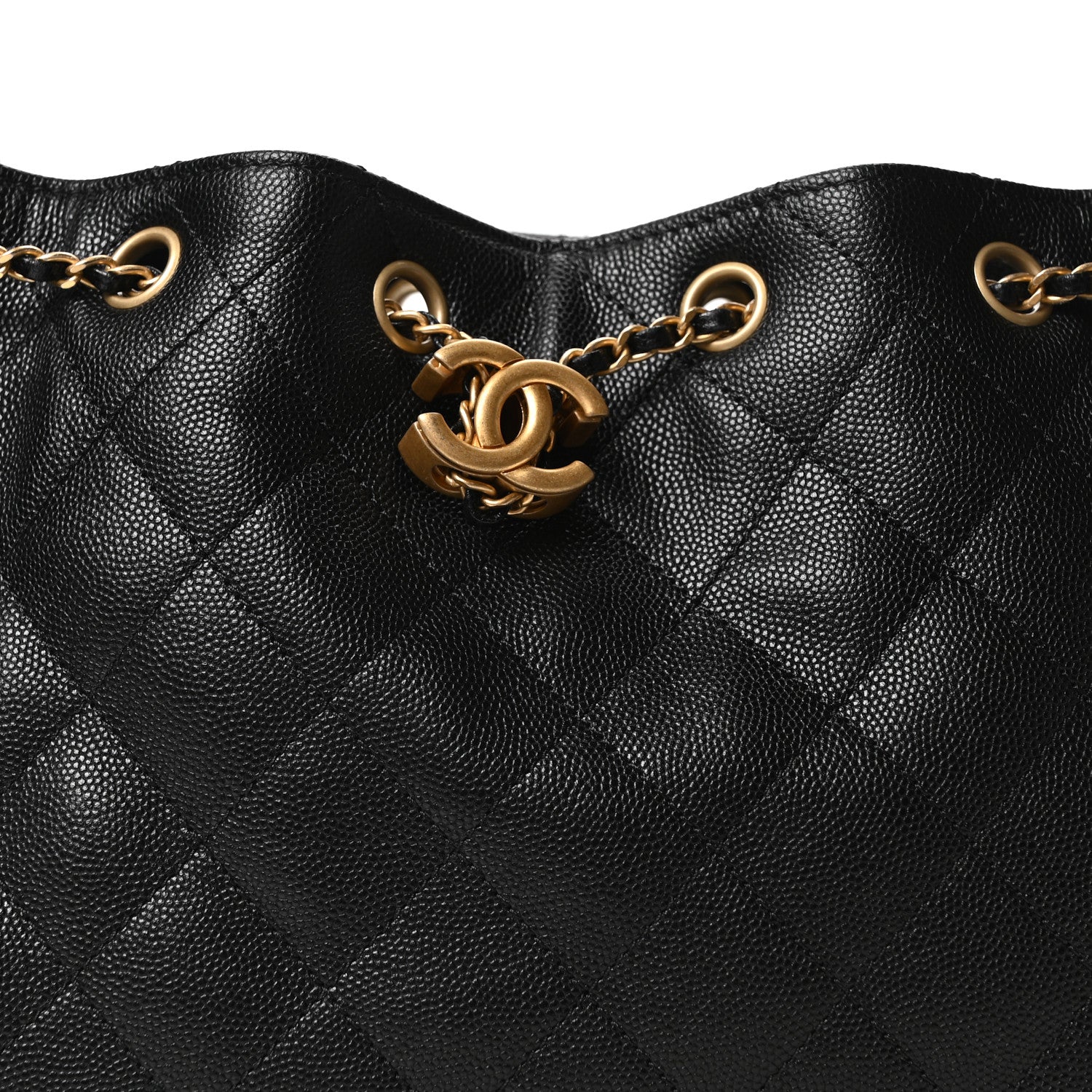 Chanel Caviar Quilted Small Chanel 25 Handbag Black 8 of 11