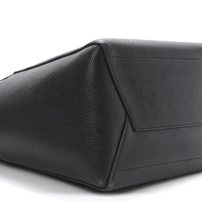 Celine Soft Grained Calfskin Sangle Bucket Bag Black 8 of 10