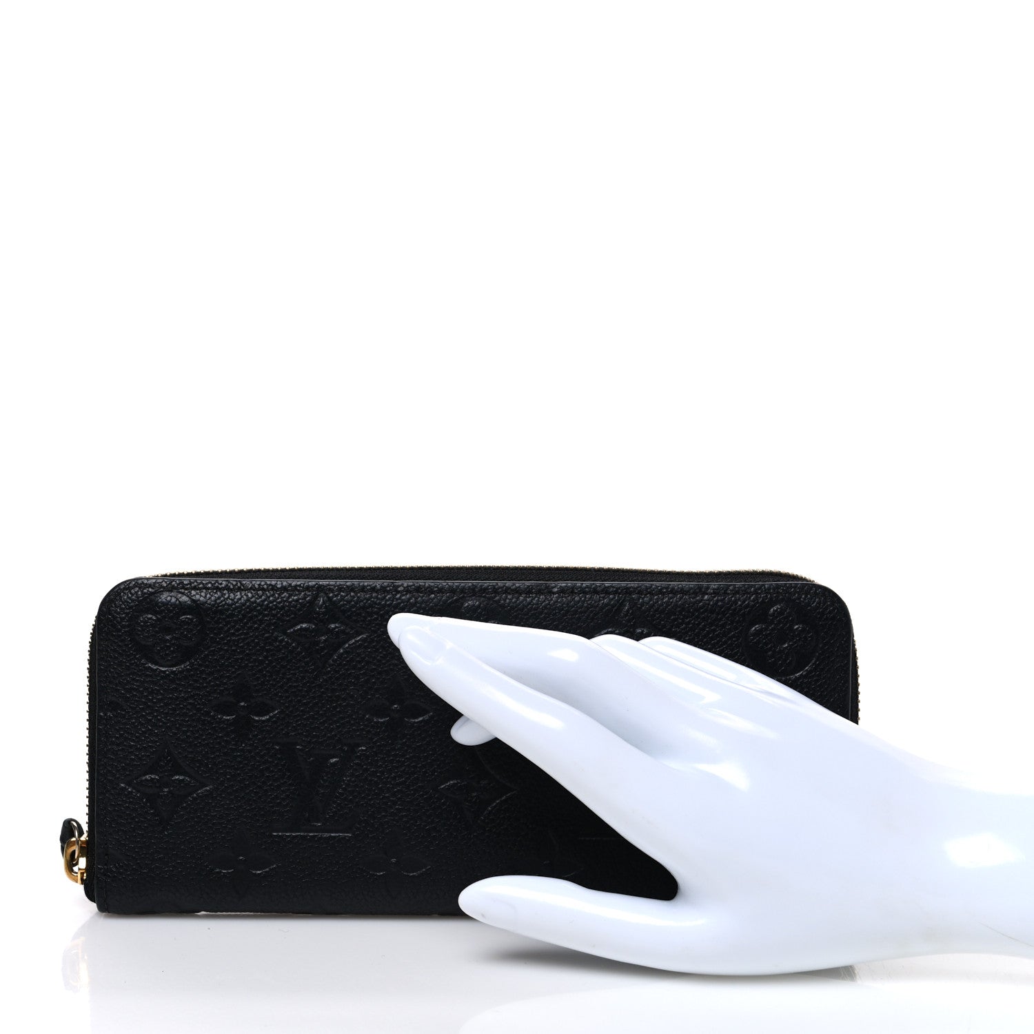 Louis Vuitton Empreinte Clemence Wallet Black 2 of 6