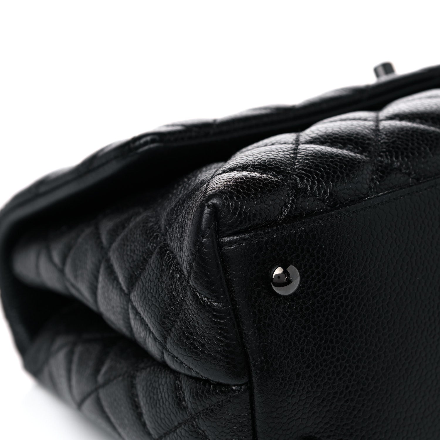 Chanel Caviar Quilted Small Coco Handle Flap So Black 9 of 15