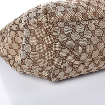 Gucci Monogram Large New Ladies Web Hobo Dark Brown 15 of 16