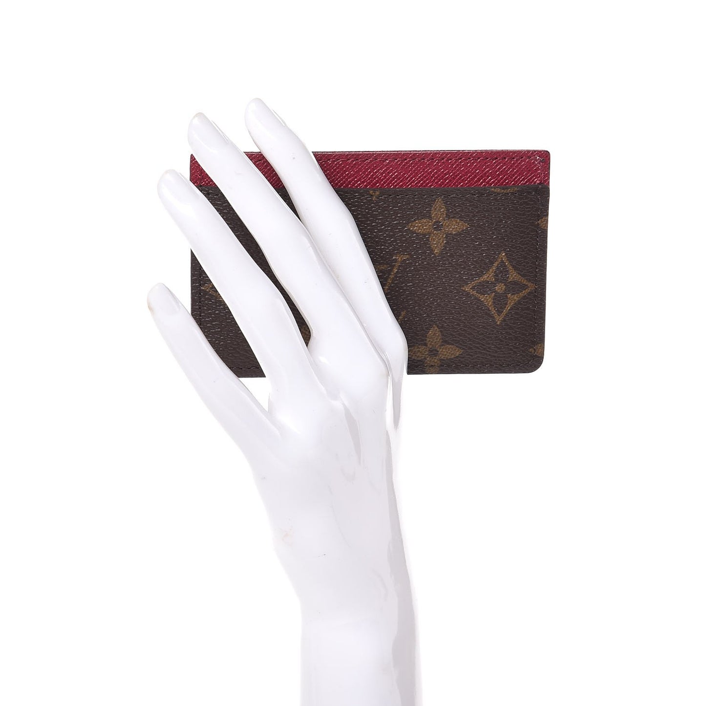 Monogram Card Holder Fuchsia
