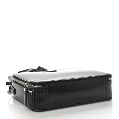 Prada Spazzolato Medium Brique Crossbody Bag Black 4 of 8