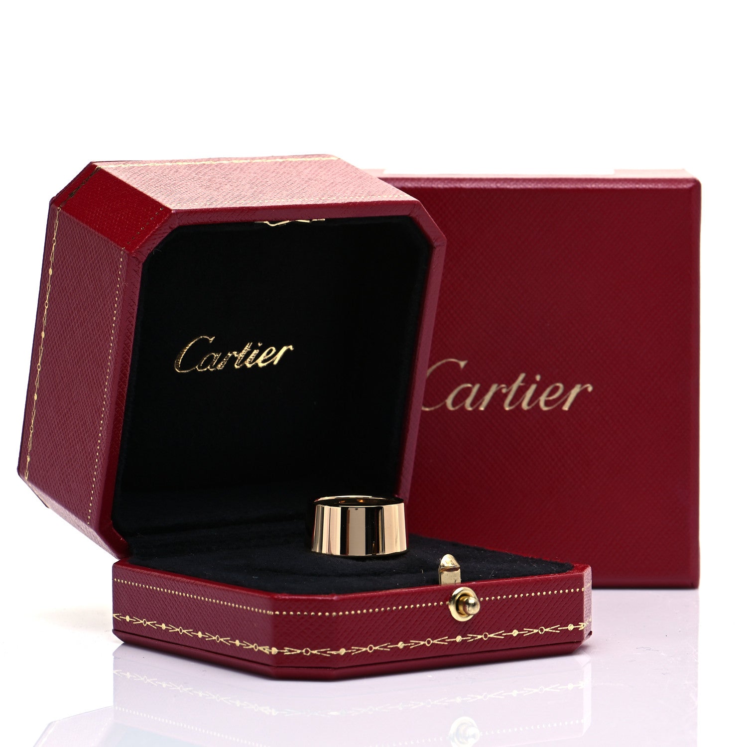 Cartier 18K Yellow Gold 10mm Wide LOVE Ring 51 5.75 5 of 5
