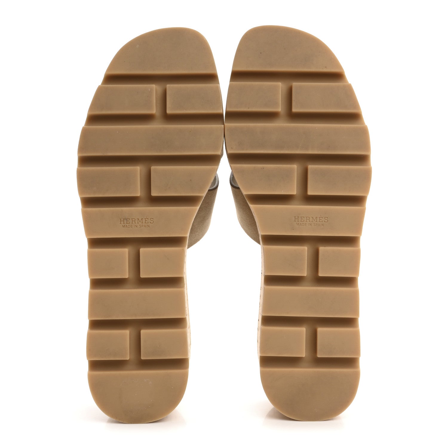 Hermes Suede Goatskin Cork Eze 30 Sandals 39 Beige Argile 6 of 11