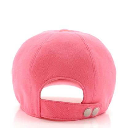 Hermes Cotton Canvas Serena Seashell Cap 59 Rose Azalee 6 of 11