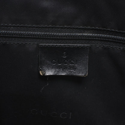 Gucci Canvas Monogram Shoulder Bag Black 6 of 8