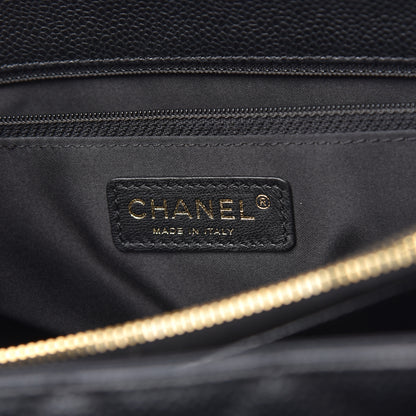 Chanel Caviar Quilted Grand Shopping Tote GST Black 9 of 11