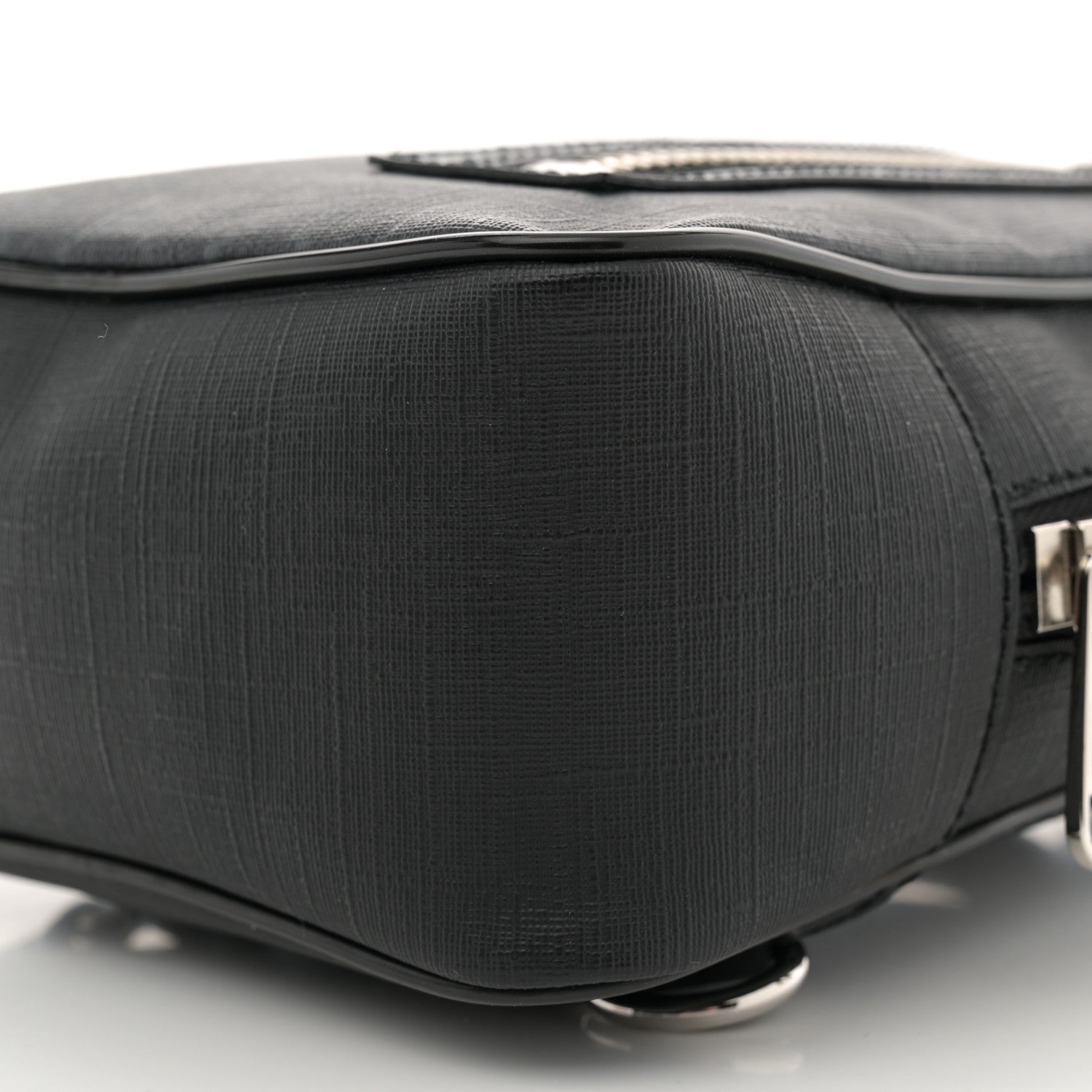 Gucci GG Supreme Monogram Web Belt Bag Black Grey 10 of 11