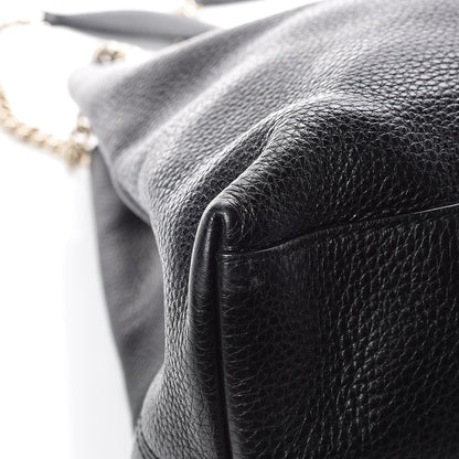 Gucci Pebbled Calfskin Large Soho Chain Shoulder Bag Black 13 of 13
