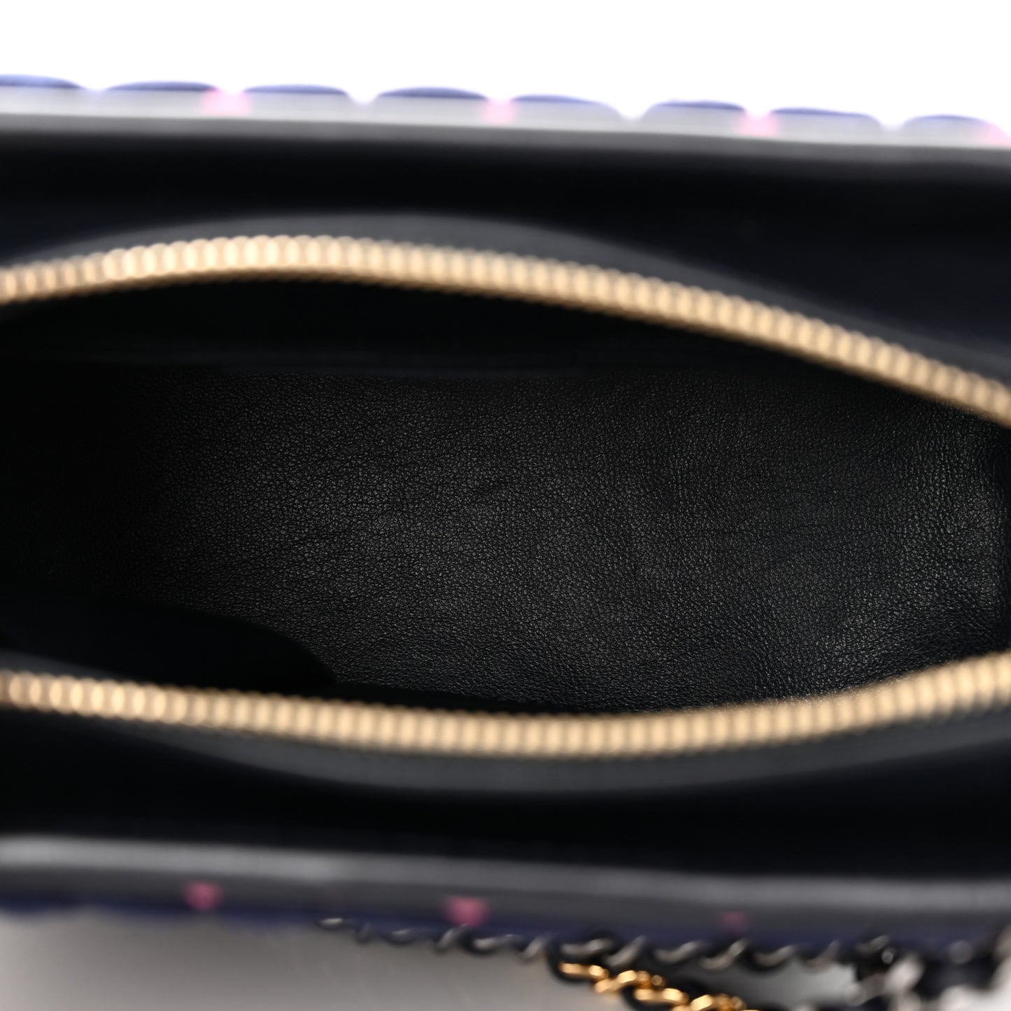 Wool Calfskin Small Gabrielle Hobo Dark Navy