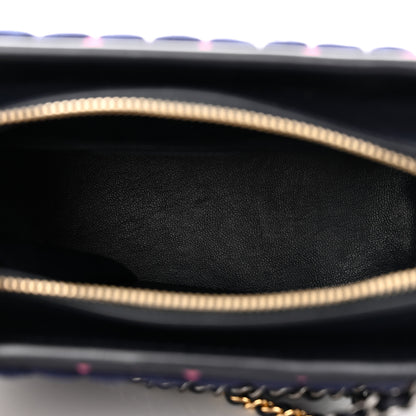 Chanel Wool Calfskin Small Gabrielle Hobo Dark Navy 5 of 13