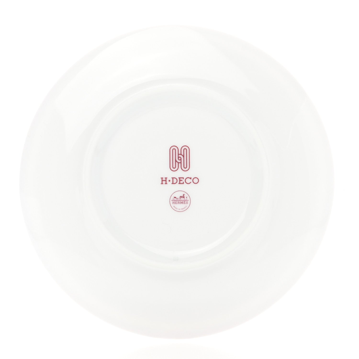 Hermes Porcelain H Deco Bread And Butter Plate Rouge 3 of 6
