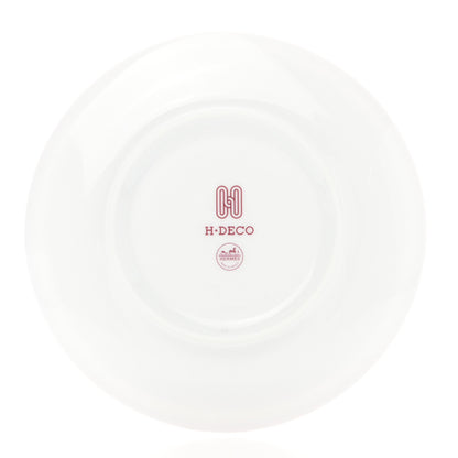 Hermes Porcelain H Deco Bread And Butter Plate Rouge 3 of 6