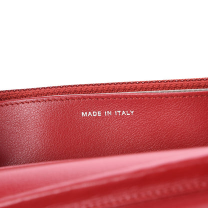 Chanel Caviar Timeless CC Wallet On Chain WOC Red 7 of 9