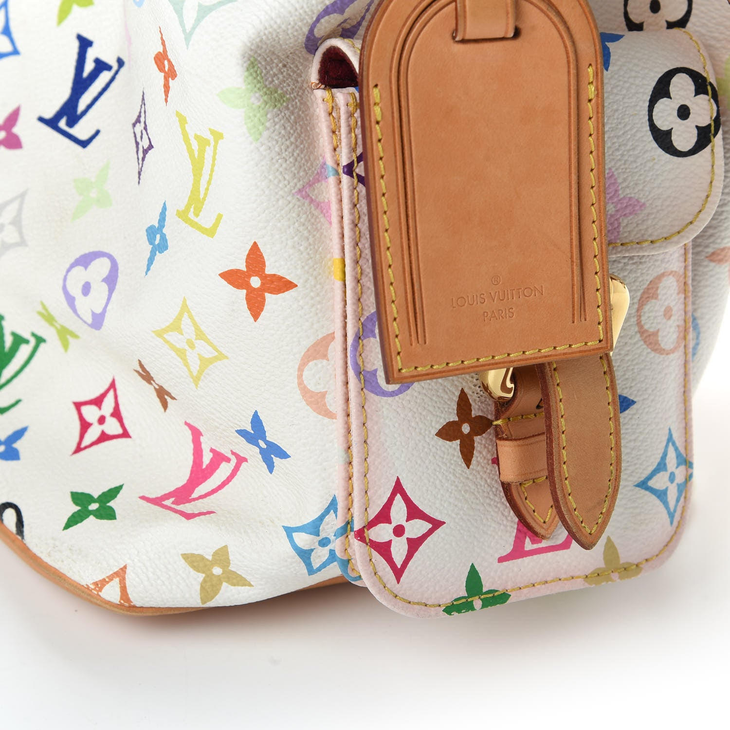 Louis Vuitton Monogram Multicolor Petit Noe White 10 of 11