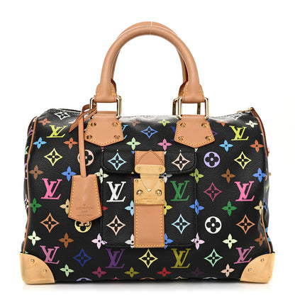 Louis Vuitton Monogram Multicolor Speedy 30 Black 1 of 9