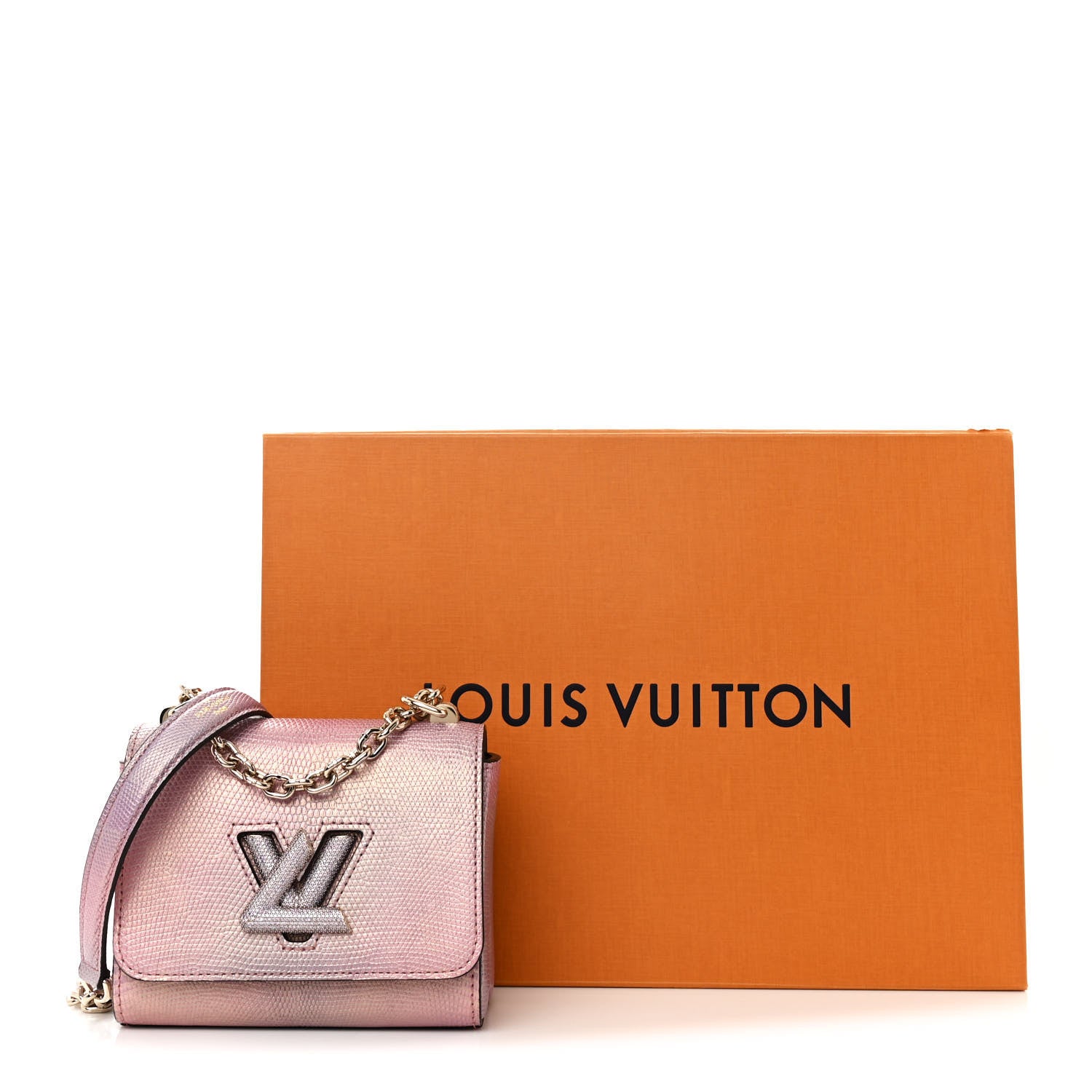 Louis Vuitton Iridescent Lizard Mini Swarovski Twist Shoulder Bag