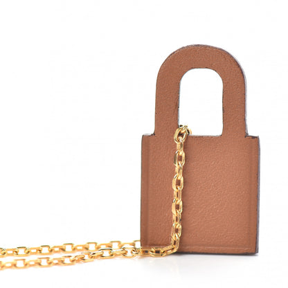 Hermes Swift Small O'Kelly Pendant Necklace Gold 5 of 7
