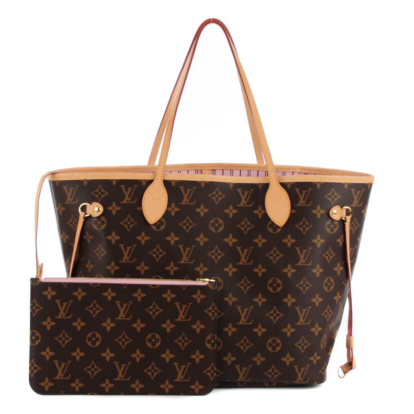Monogram Neo Neverfull MM Rose Ballerine
