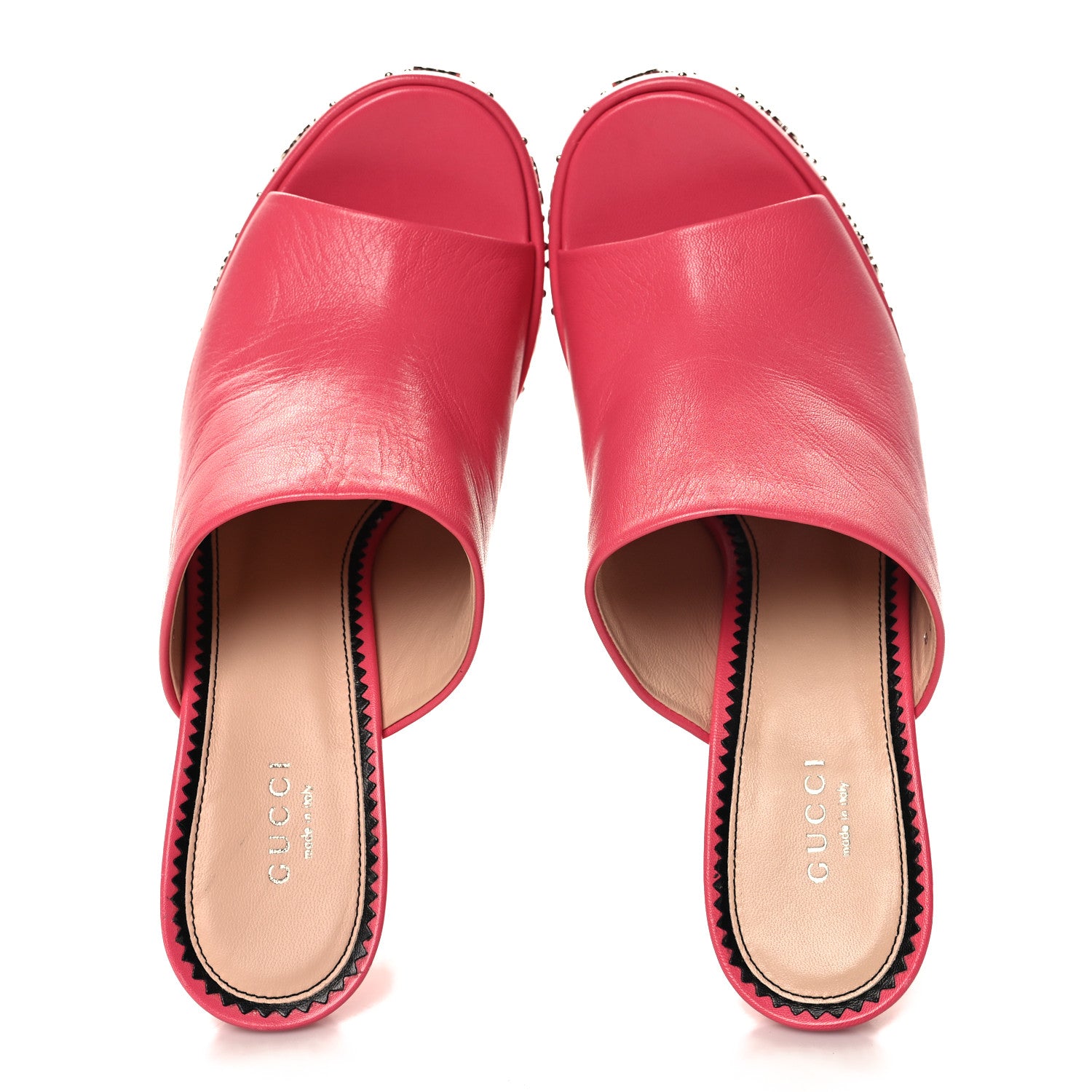 Gucci Malaga Kid Janaya 150mm Platform Sandals 40 Rhodamine Pink 2 of 10